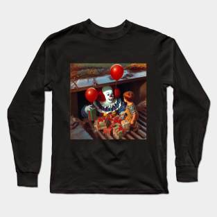 Christmas Horror Design 3/10 Long Sleeve T-Shirt